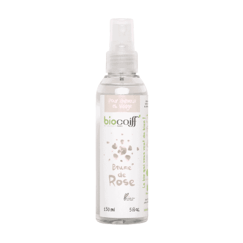 brume de rose pour cheveux bio