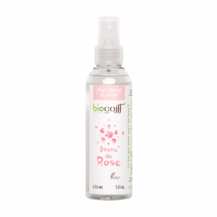 brume de rose pour cheveux bio