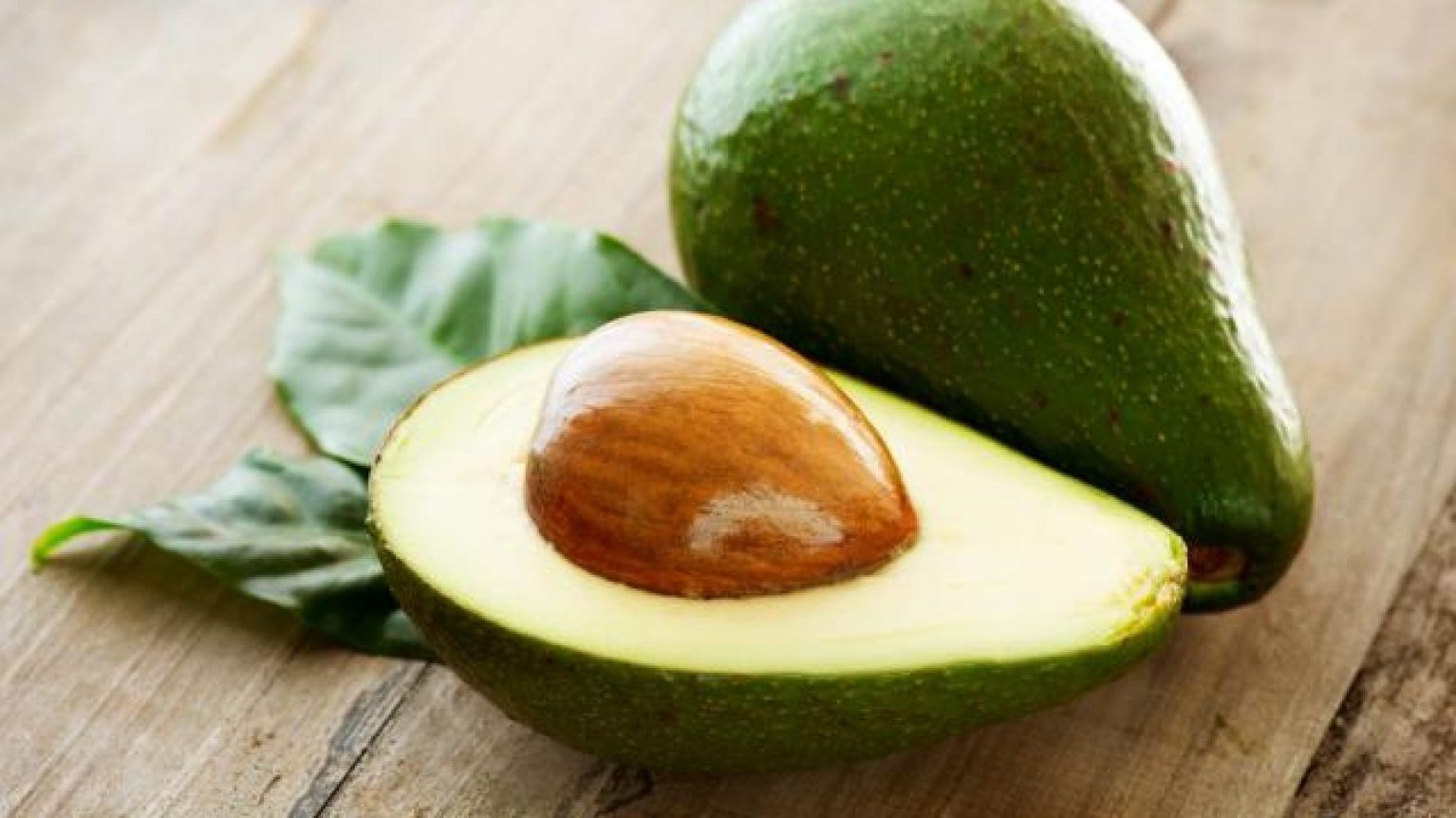 hair mask with an avocado