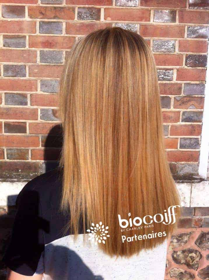 Coloration végétale blond doré