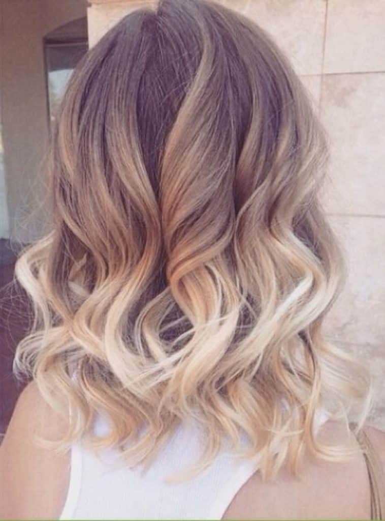 Tie and dye blond