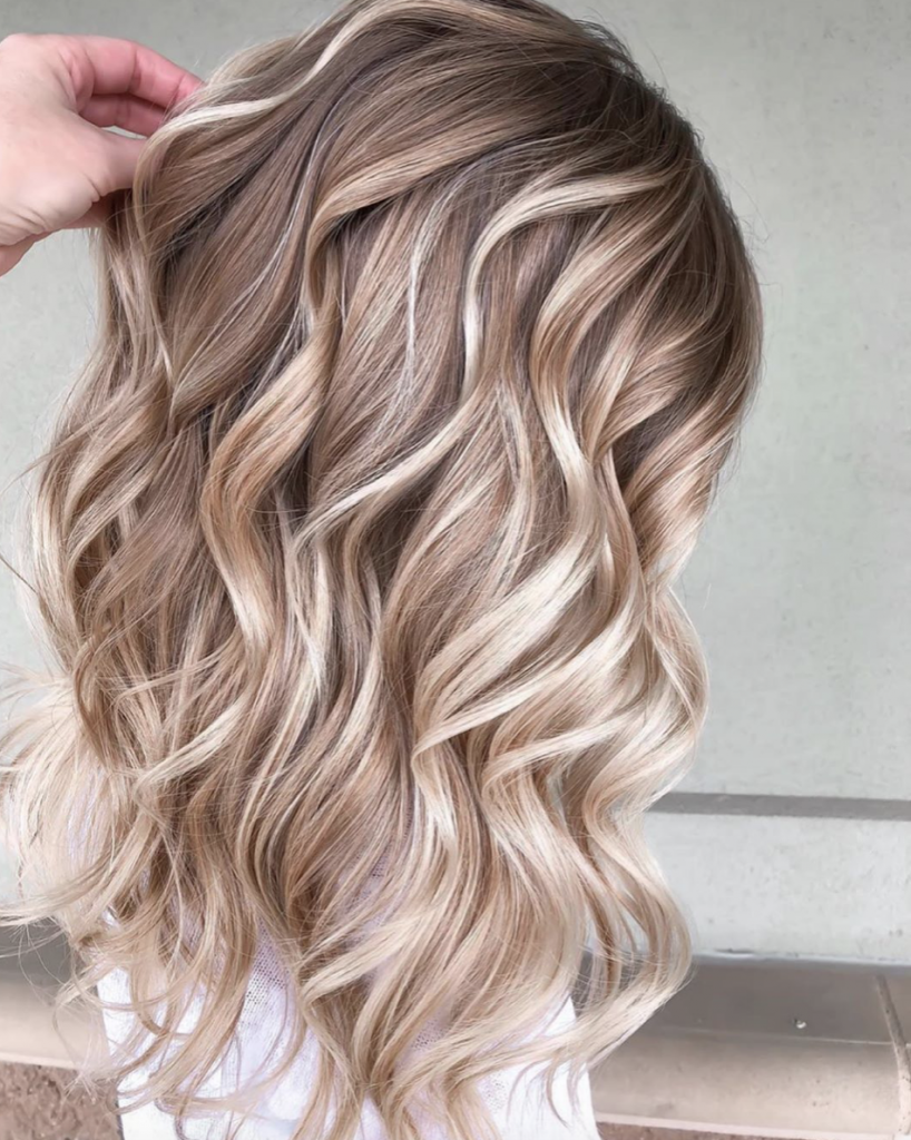 Ombré hair blond