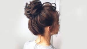 Chignon peu serré