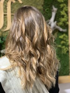 Balayage blond à l'argile Biocoiff'