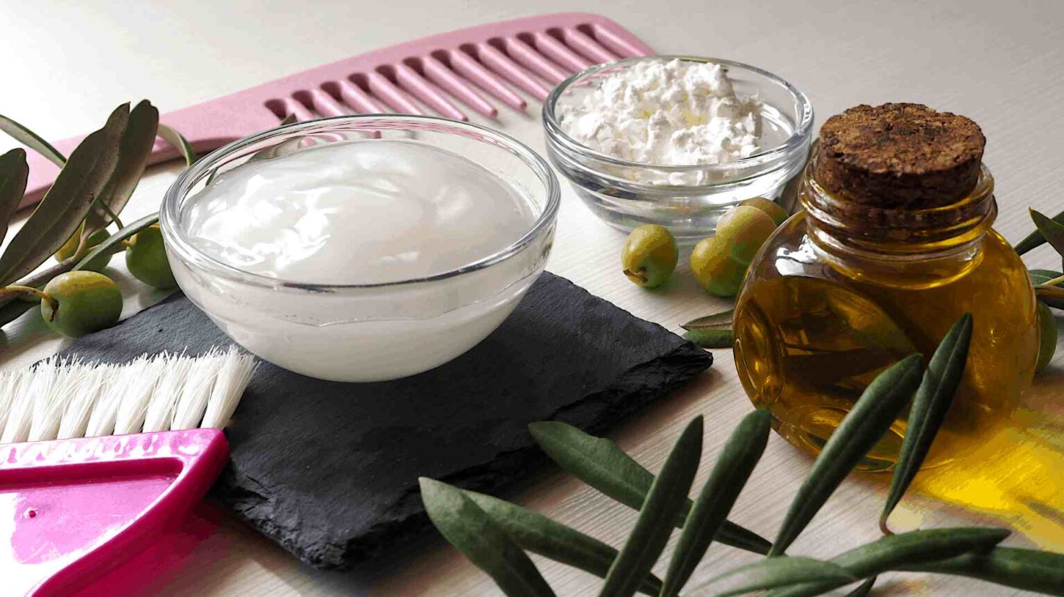 Diy soins capillaires maison