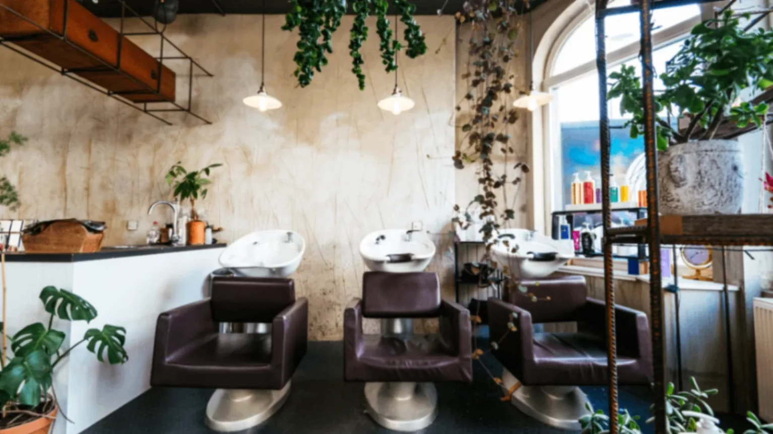 Un salon de coiffure bio