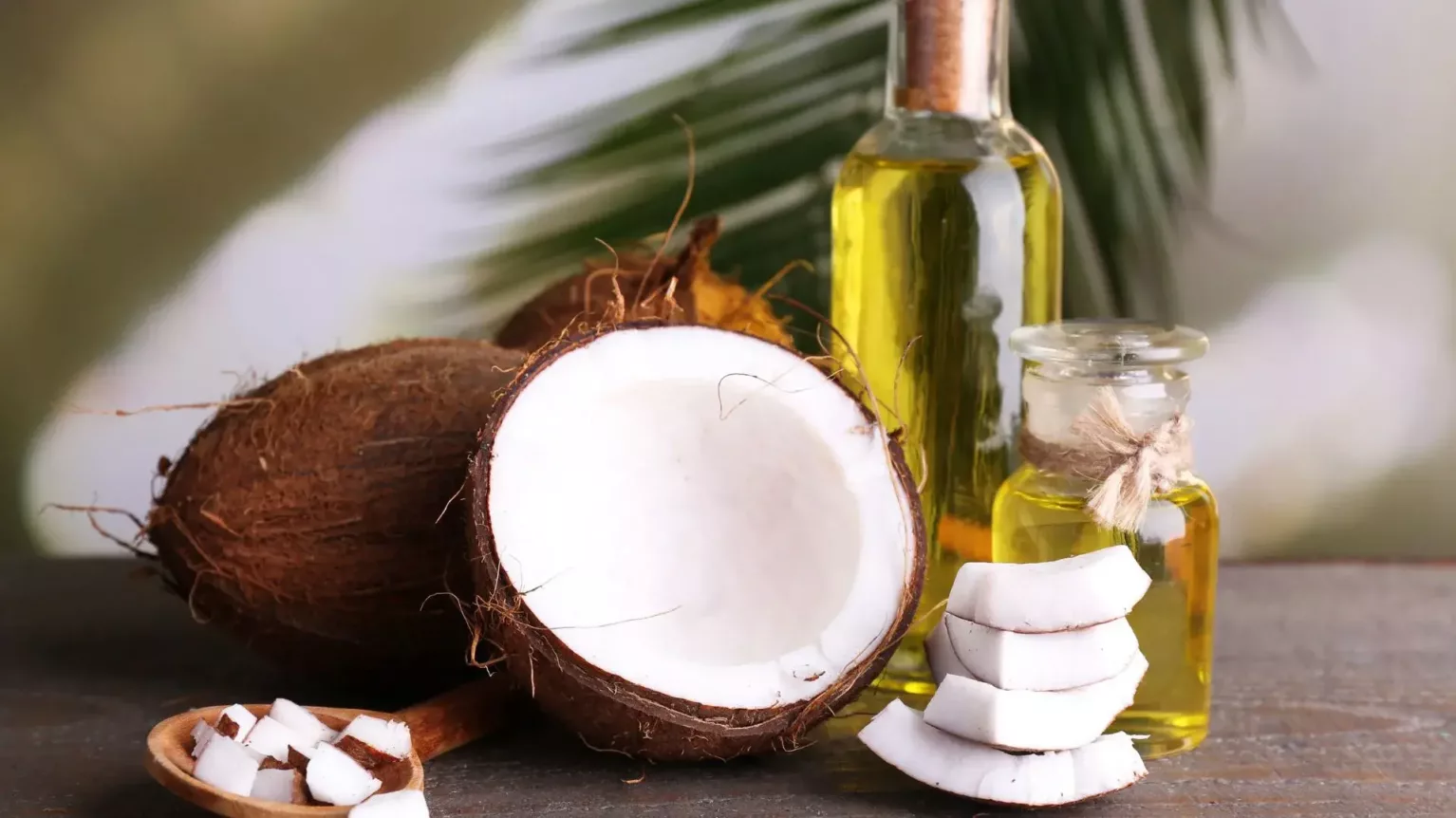 recette en bouteille de huile de coco