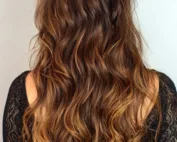 Balayage caramel par Biocoiff