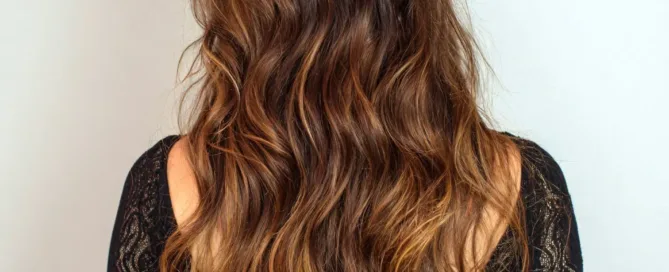 Balayage caramel par Biocoiff