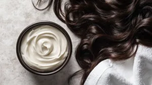 image de soin capilaire et cheveux